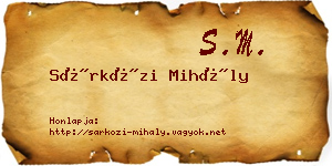 Sárközi Mihály névjegykártya
